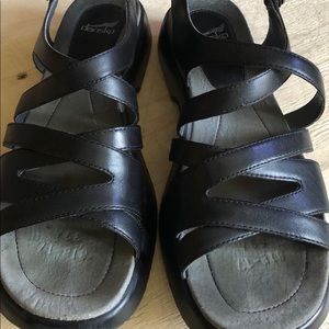 Black Dansko Sandals, 39